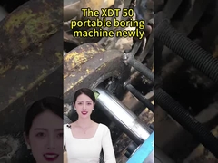 Portable line boring machine